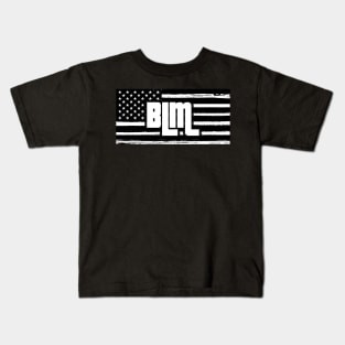 Black Lives Matter Flag Kids T-Shirt